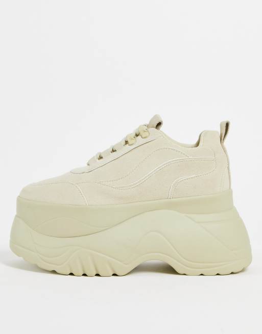 Chunky flatform trainers deals