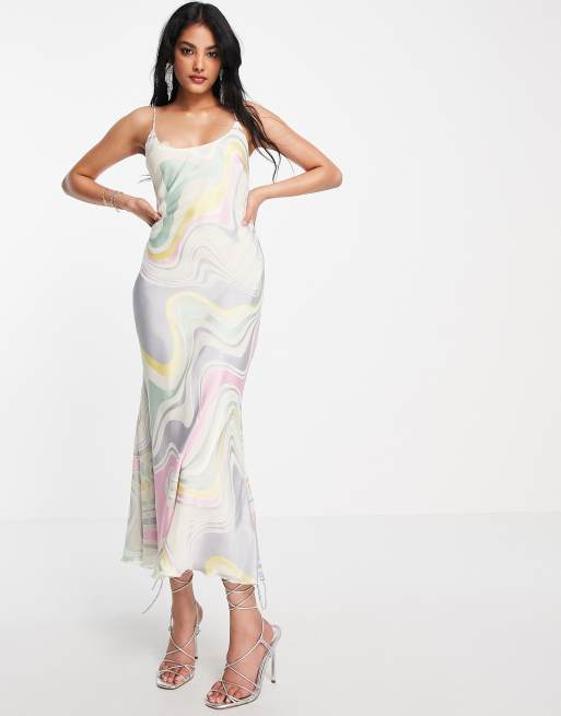 Silk hotsell pastel dress