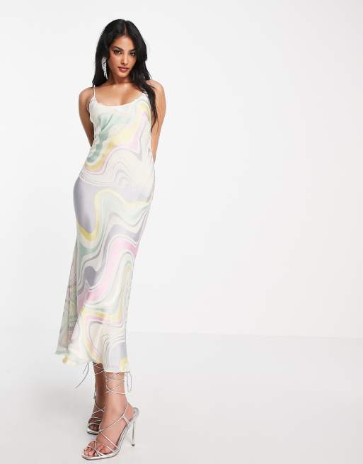 Asos best sale pastel dress