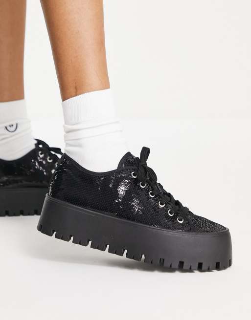 Asos sales black sneakers