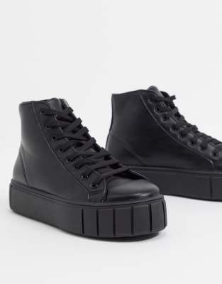 asos black trainers