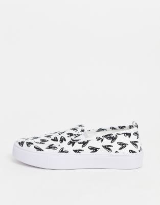asos white plimsolls