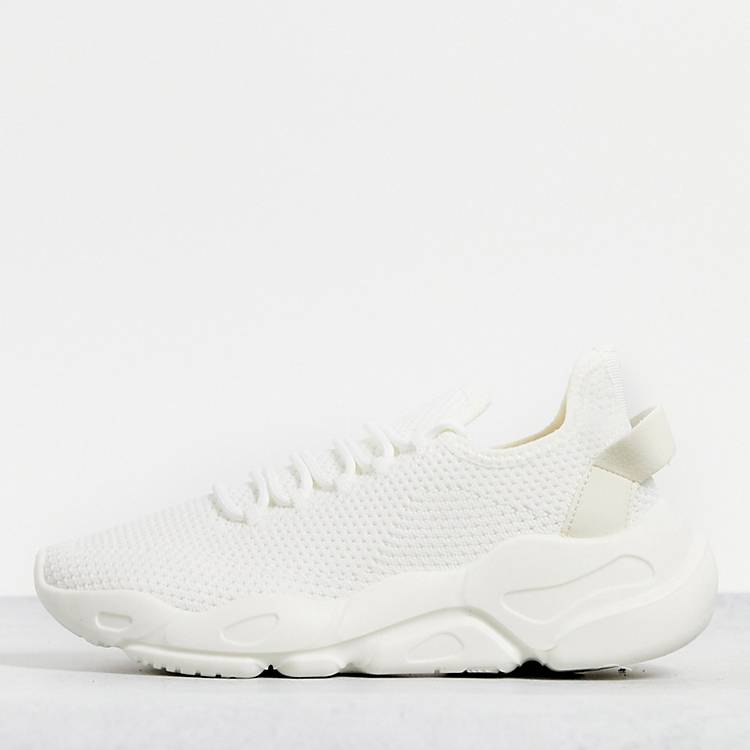 Dexter Asos Donna Scarpe Sneakers Sneakers chunky Sneakers stringate in maglia bianca con suola spessa 
