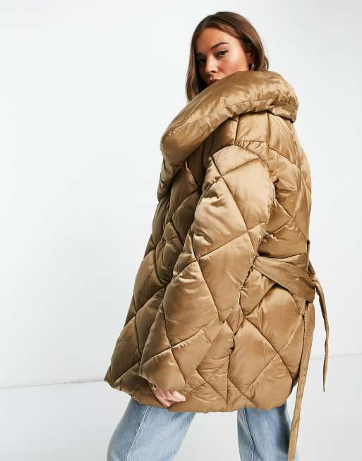 Bronze discount puffer jacket