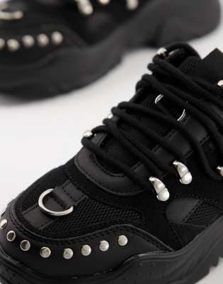 studded chunky sneakers