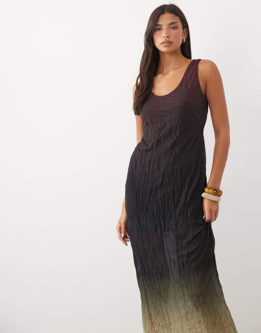 ASOS DESIGN dip dyed scoop back maxi dress, 2 of 4