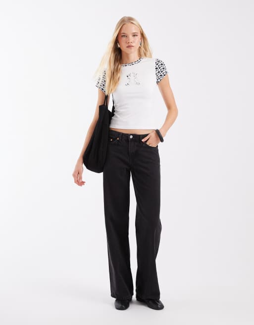 ASOS DESIGN Disney baby tee met 101 Dalmatians-print in wit, 4 van 4