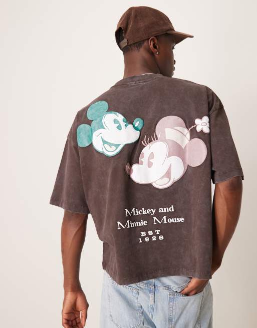 ASOS DESIGN Disney boxy oversized T-shirt with Mickey Mouse