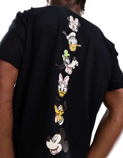 ASOS DESIGN Disney Mickey and friends pyjama set in black ASOS
