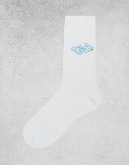 ASOS DESIGN Disney Mickey Mouse 3 pack socks in multi - MULTI, 3 of 3