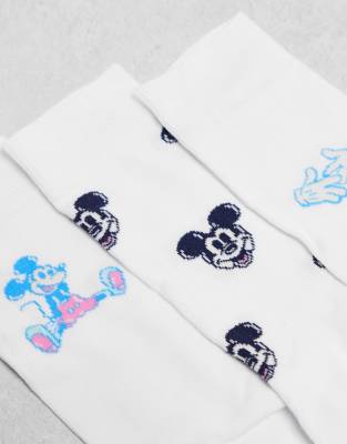 Asos Design Disney Mickey Mouse 3-pack Socks