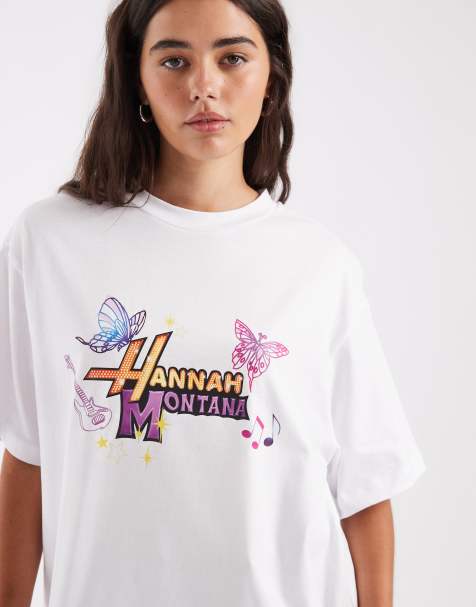 ASOS DESIGN Disney oversized t-shirt med Hannah Montana-tryck - view 1