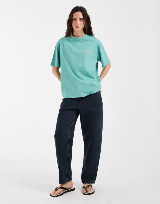 ASOS DESIGN Disney oversized t-shirt with Mickey and friends print in green, 3 of 4