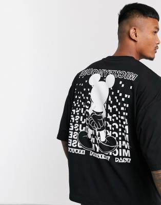 ASOS DESIGN Disney oversized t-shirt with Mickey Mouse back print