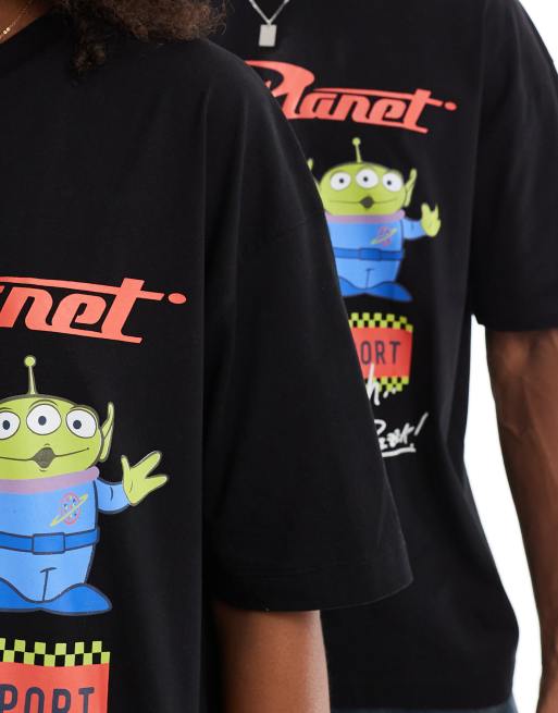 ASOS DESIGN Disney oversized t-shirt with toy story pizza planet
