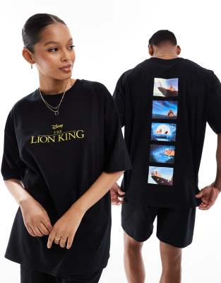 Disney pajama set with Lion King print in black