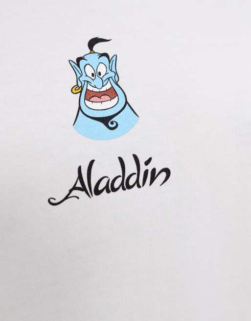 ASOS DESIGN - Disney - Pigiama blu con stampa "Aladdin", 2 di 4
