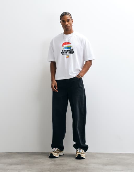 ASOS DESIGN Disney Pixar oversized boxy t-shirt with Toy Story print in White, 3 of 5