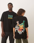 [ASOS DESIGN] ASOS DESIGN Disney Pixar oversized t-shirt with Toy Story print in black XS BLACK