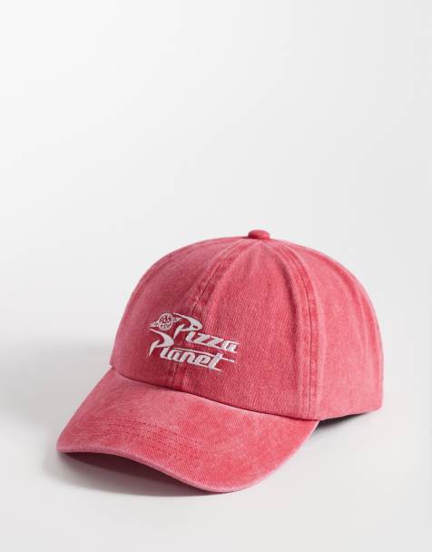 ASOS DESIGN Disney Pixar Pizza Planet cap in red - view 1