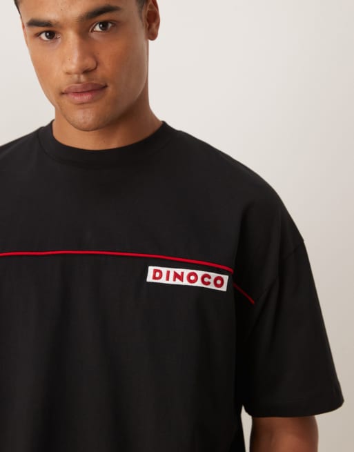 ASOS DESIGN - Disney Pixar - T-shirt oversize unisexe avec imprimés Cars Dinoco - Noir, 2 de 4