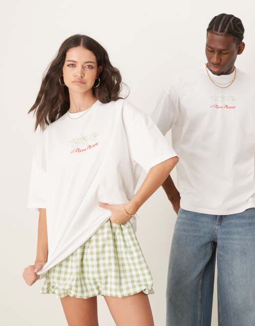 ASOS DESIGN - Disney Pixar - T-shirt oversize unisexe avec imprimés Toy Story - Blanc, 3 de 4