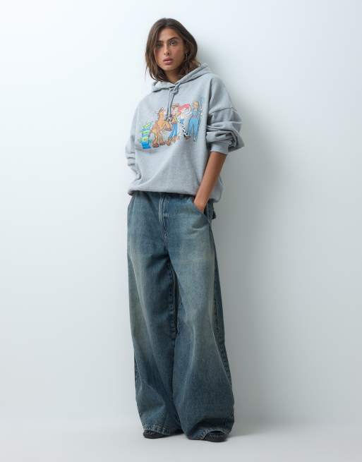 ASOS DESIGN Disney Pixar Toy Story hættetrøje i gråmeleret, 2 af 5
