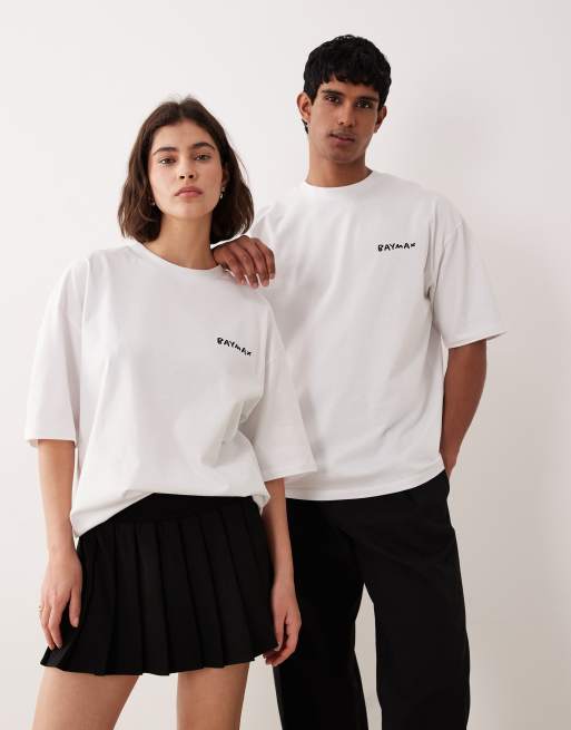 ASOS DESIGN Disney Pixar unisex oversized Big Hero 6 t-shirt in white, 3 of 4