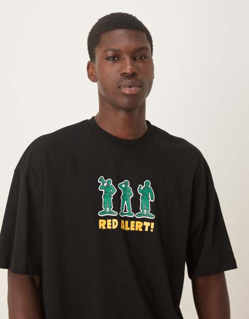 ASOS DESIGN Disney Pixar unisex oversized t-shirt with Toy Story print in black, 3 of 4