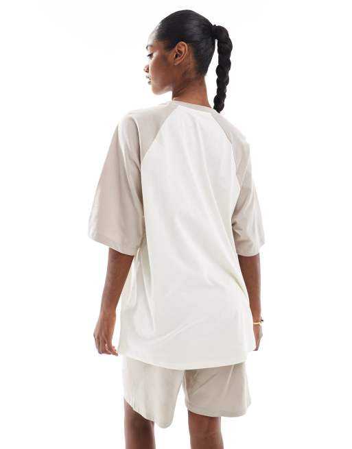 ASOS DESIGN Disney pajama set with Mickey mouse print in stone