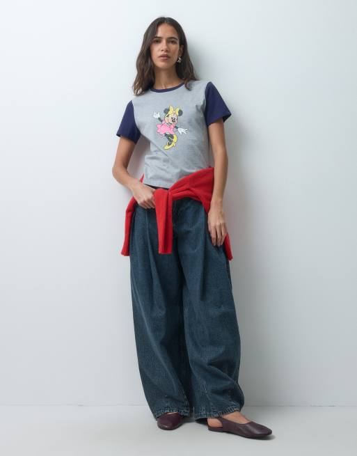 ASOS DESIGN Disney relaxed baby tee with Minnie Mouse print, 3 of 4