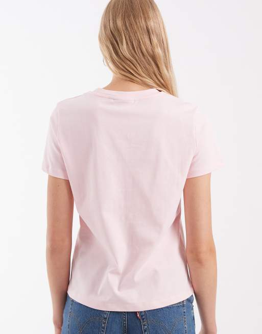ASOS DESIGN Disney relaxed baby tee with Minnie watermelon puff print in pink, 3 of 4