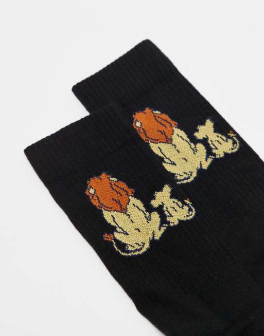 ASOS DESIGN - Disney - Sokken met Lion King-print in zwart , 2 van 3