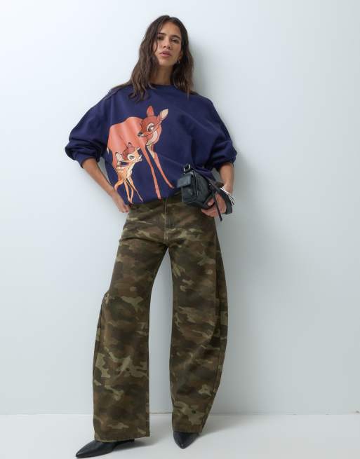 ASOS DESIGN Disney sweat-shirt à imprimé Disney classique marine, 2 de 5