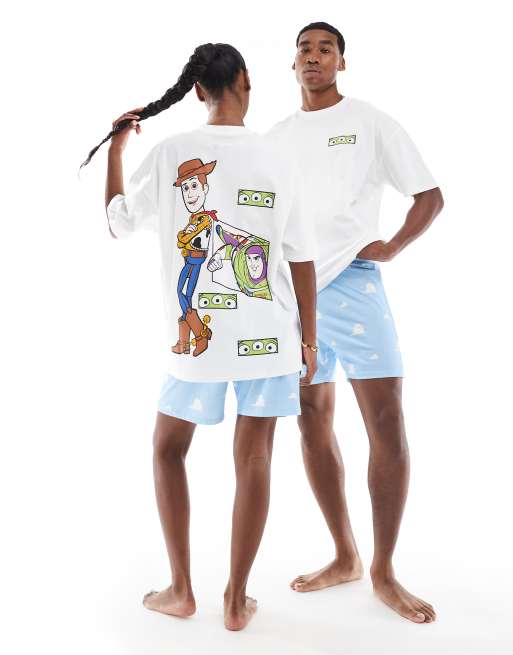 ASOS DESIGN Disney Toy Story nightwear set in blue