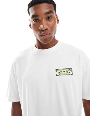 Asos Design Disney Toy Story Sleepwear Set In White