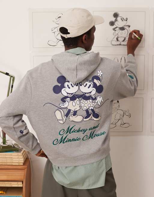 ASOS DESIGN Disney unisex boxy oversized hoodie with Mickey