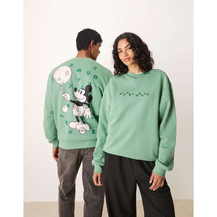ASOS DESIGN Disney Unisex oversized sweatshirt with Mickey