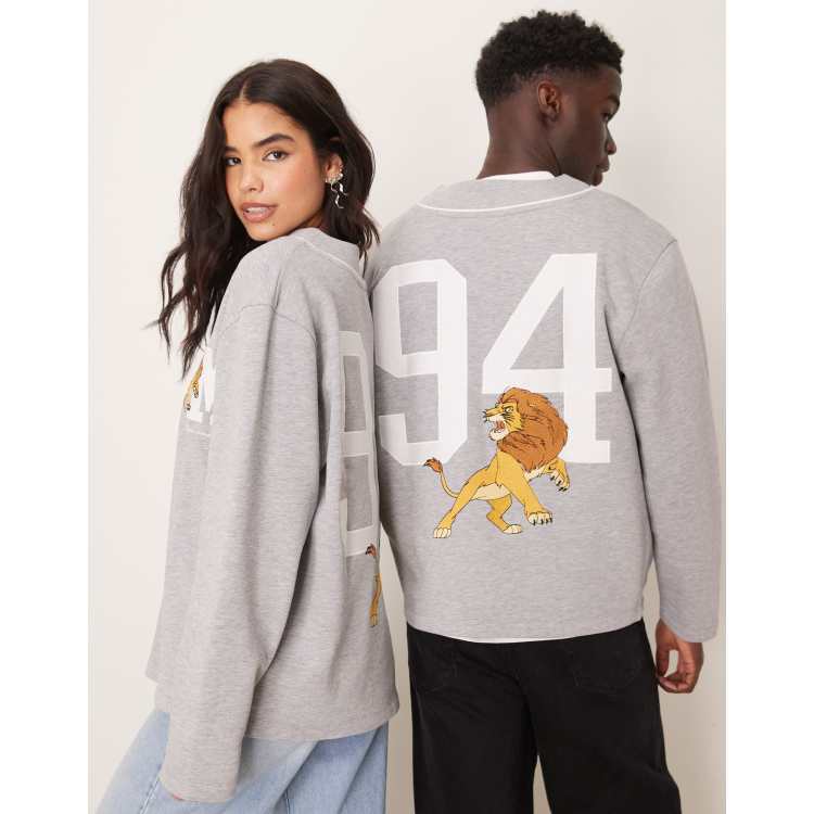 ASOS DESIGN Disney unisex oversized Y neck sweatshirt with