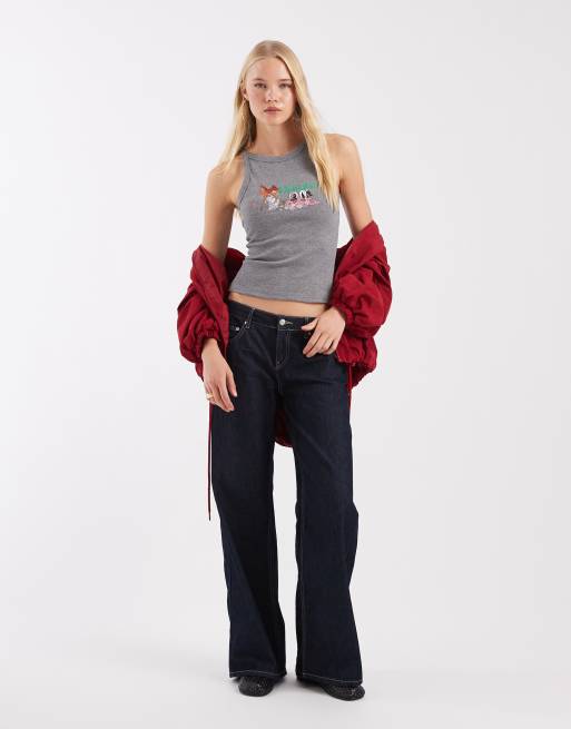 ASOS DESIGN Disney vest met Disney classic print in grijs, 2 van 4
