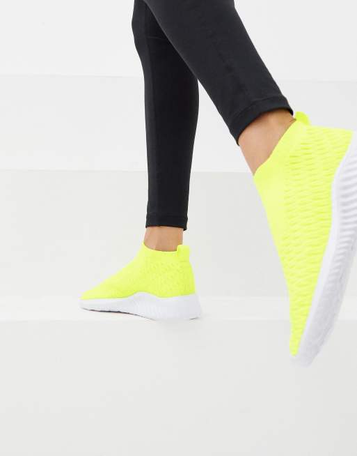 Neon on sale sock sneakers