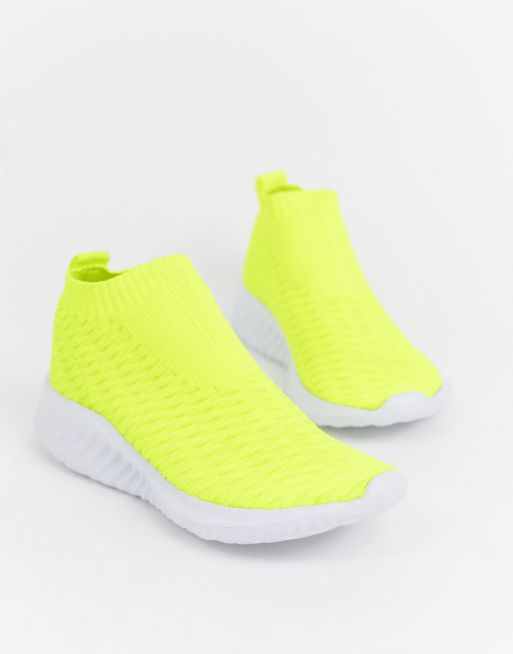 Yellow sales sock sneakers