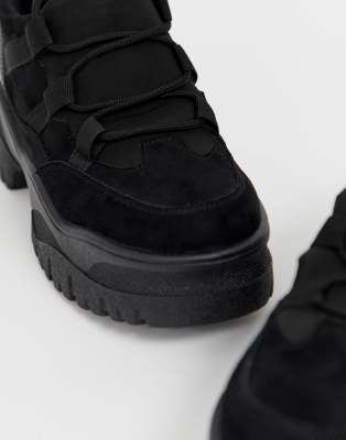 asos design distance chunky trainers