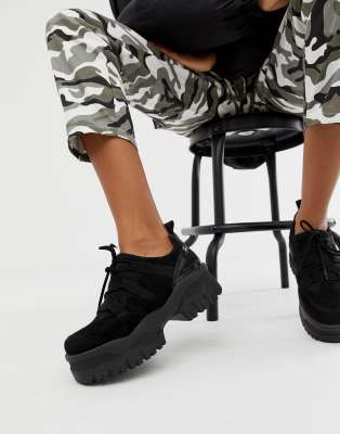 asos design distance chunky trainers