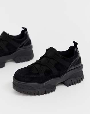 white chunky trainers asos