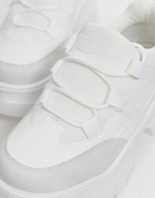asos design distance chunky trainers