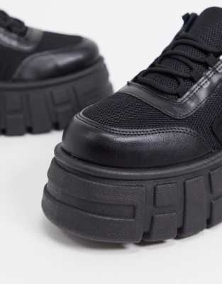 asos design distance chunky trainers