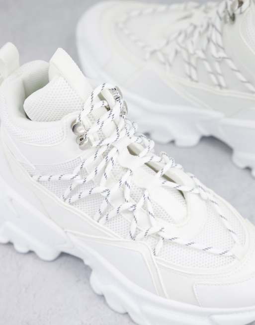 Asos white best sale chunky sneakers