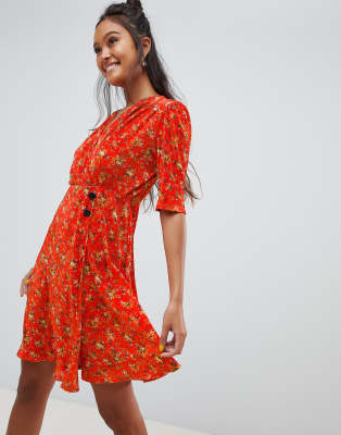 asos ditsy dress