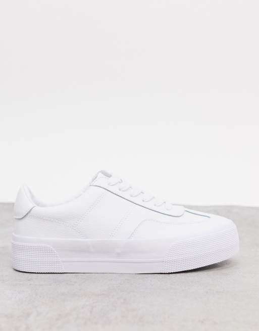 ASOS DESIGN - Diverse - Hvide, chunky sneakers i læder